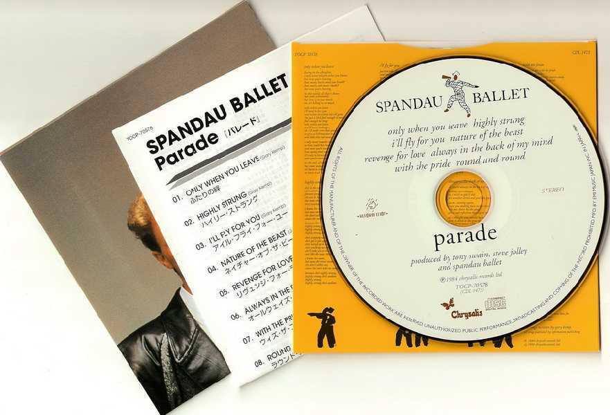 contents, Spandau Ballet - Parade 